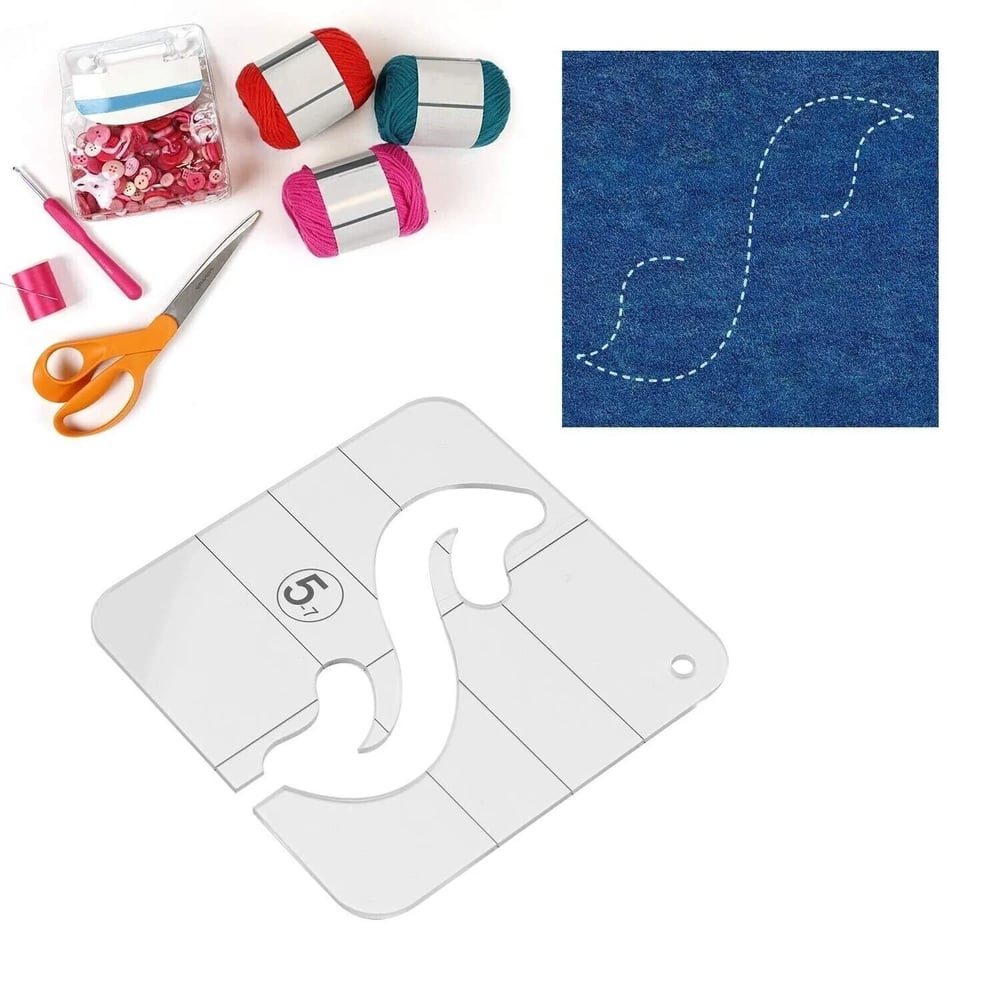 🥰🥰 2025 Motion Kleidungsstück-Lineal-Set (11 PCS) + Fußaufsatz