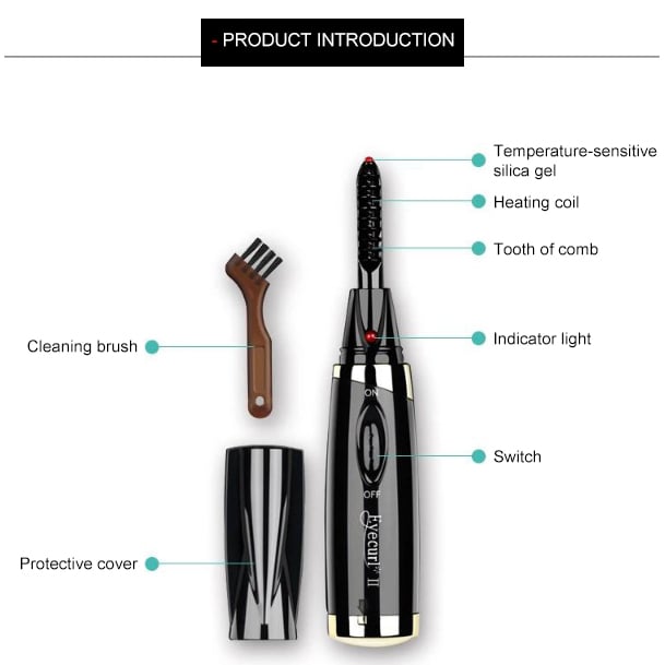 👀Beheiztes Wimpernzangen-Tool