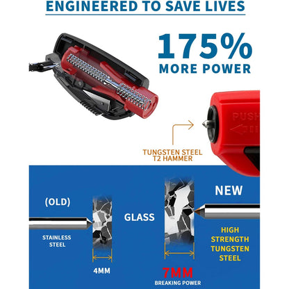 🔥2-in-1-Notfall-Fensterbrecher und Sicherheitsgurtschneider