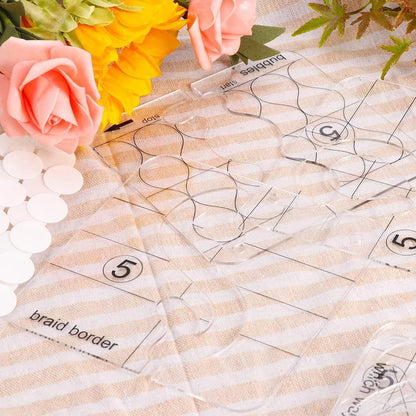 🥰🥰 2025 Motion Kleidungsstück-Lineal-Set (11 PCS) + Fußaufsatz